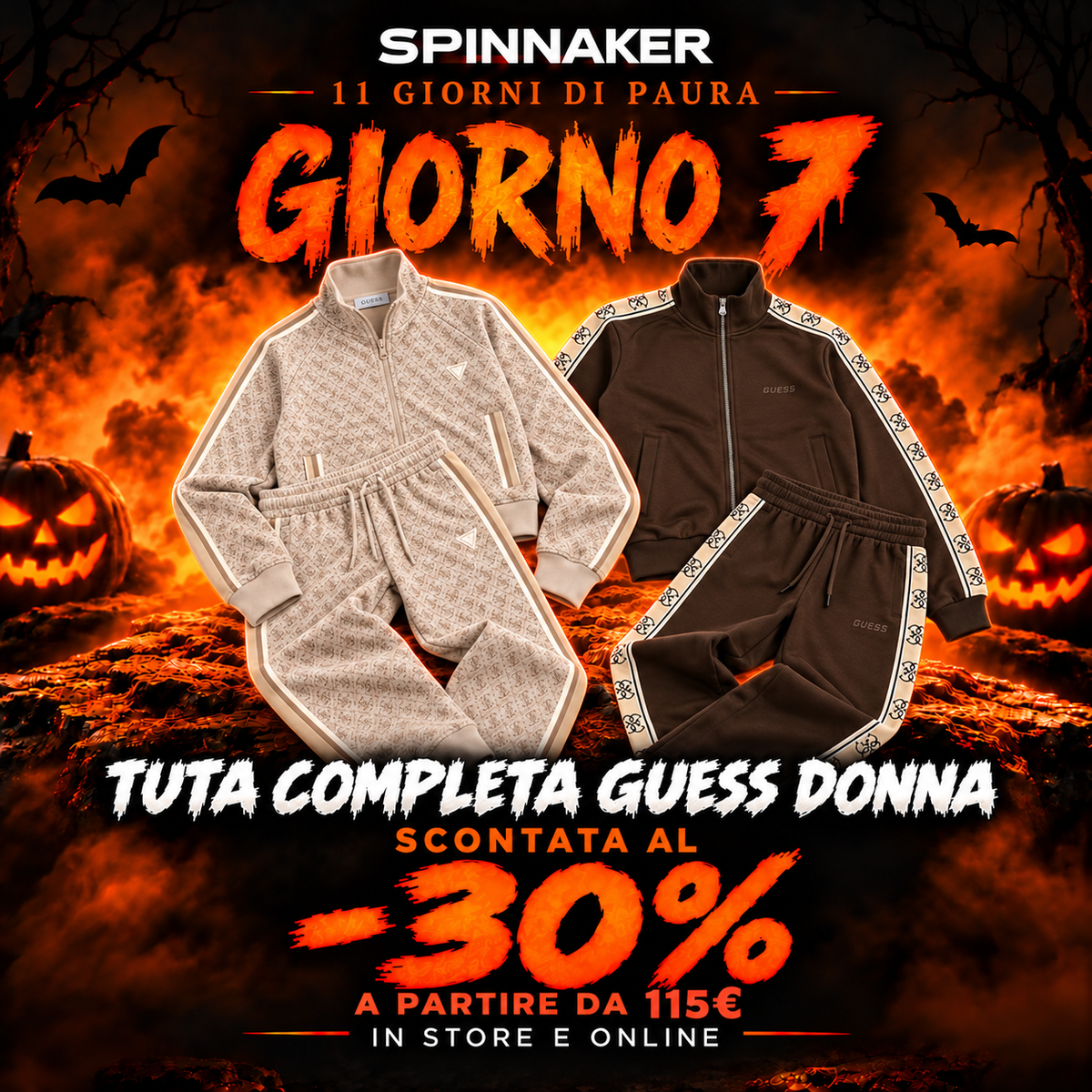 “Giorno 7” Tuta completa GUESS Donna -30%