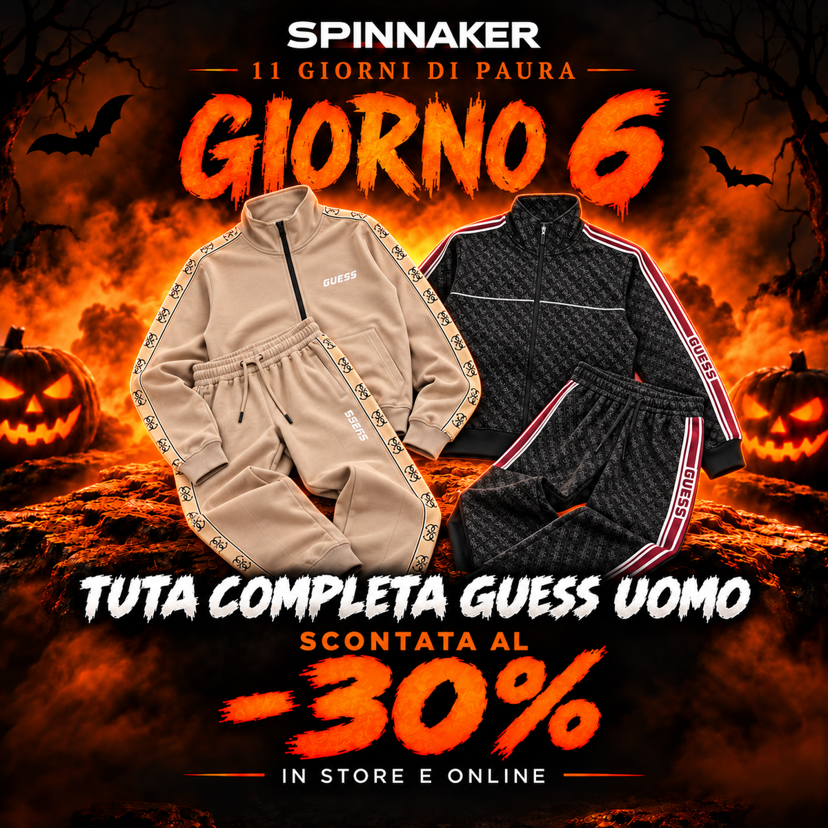 “Giorno 6” Tuta completa GUESS Uomo -30%
