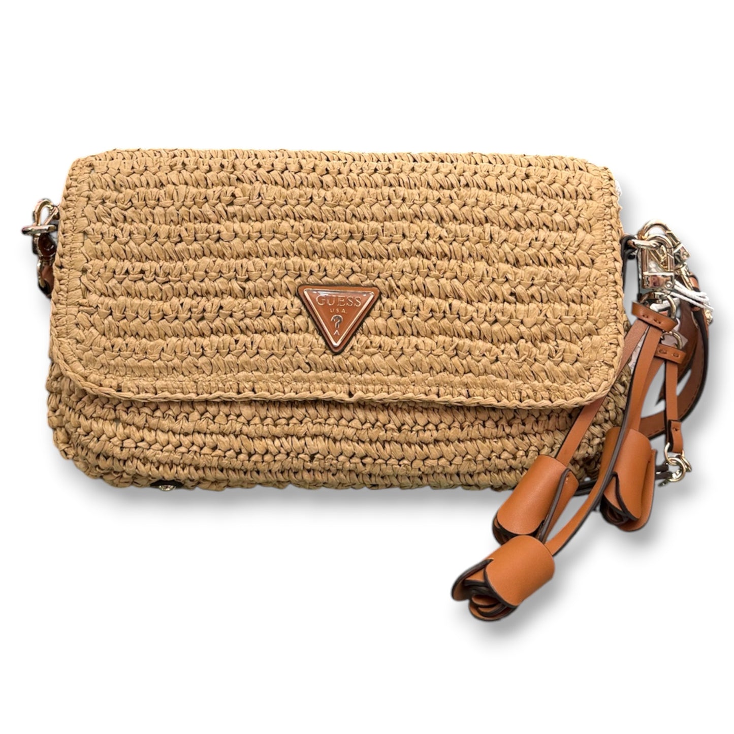 GUESS- Borsa Donna, Group:OFELIA, Col.NATURAL/COGNAC