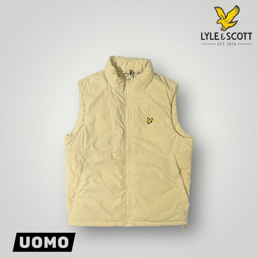 Giubbotto Smanicato LYLE & SCOTT Uomo, col. Stone (Padded Puffer Gilet)