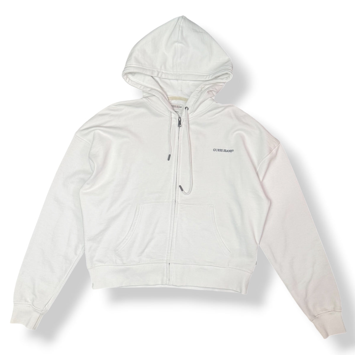 GUESS- Tuta completa Donna in tex.garzato, (Oversize), Col.Bianco