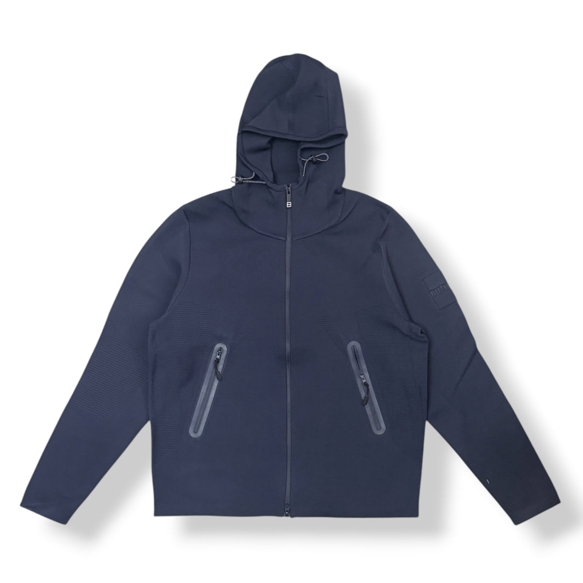 OUTHERE - Giubbofelpa Uomo, con cappuccio, mod.Ember, Col.Blu