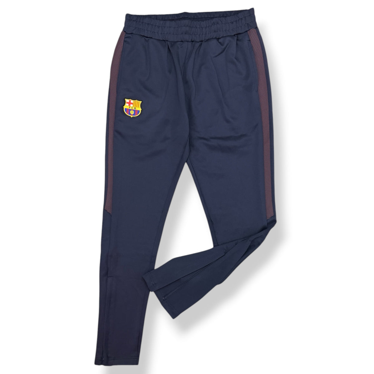 BARCELLONA- Tuta completa Uomo, senza cappuccio, con zip sulla caviglia, tex.Acetato, col.Rosso/Blu