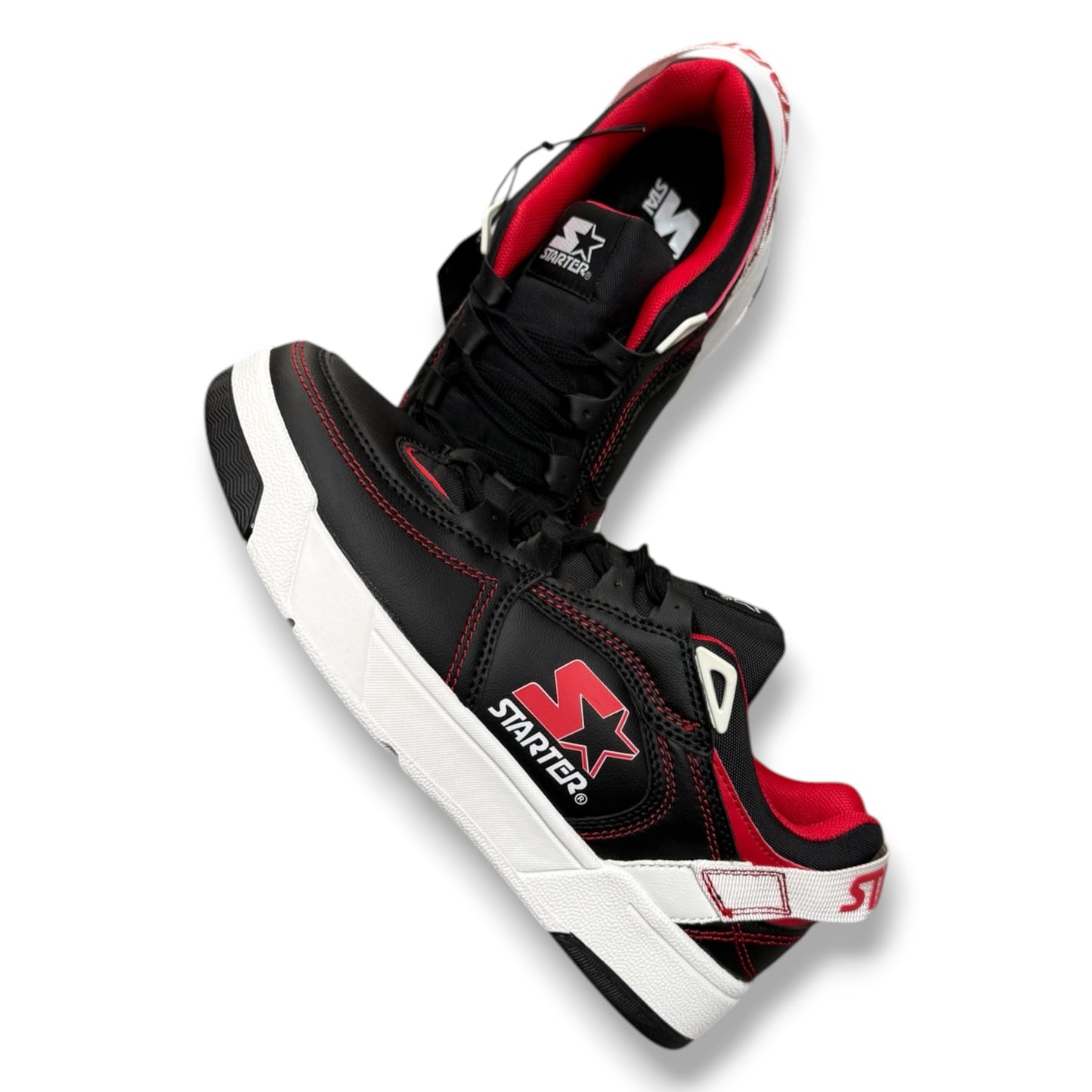 STARTER- Scarpe, STBC-44, Col.BLACK/RED/WHITE