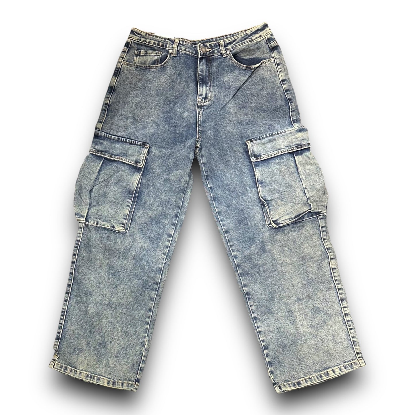 Jeans Cloud Denim Uomo sabbiato, Cargo BaggyRelaxedFit