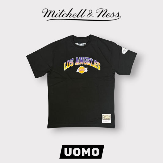 MITHCHELL&NESS- T-shirt Los Angeles Lakers, col.Nero