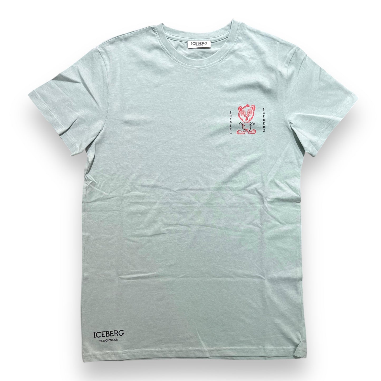 T-shirt ICEBERG, con stampa lato cuore, Col.Menta (Copia)