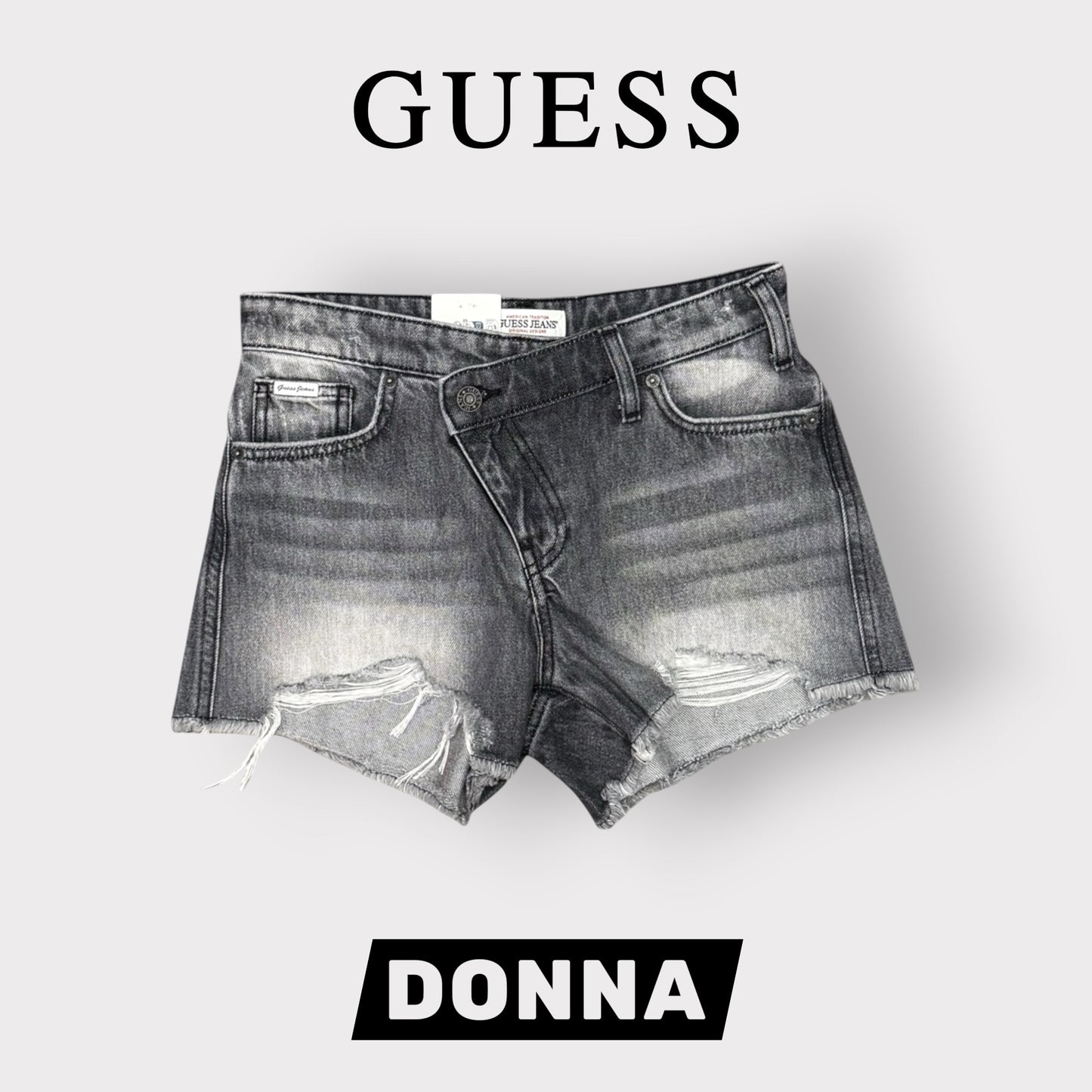 GUESS JEANS- Shorts in denim, mod.Vintage