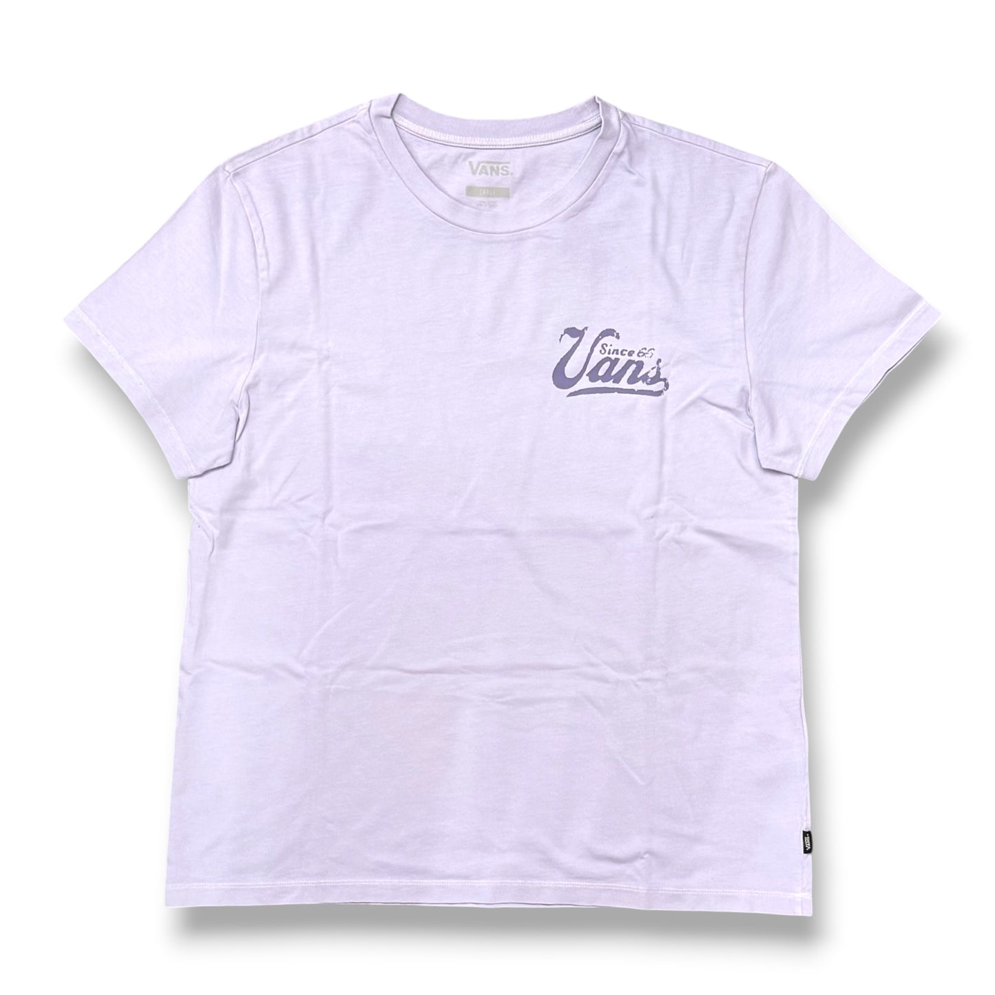 VANS- T-Shirt Uomo, Loose Fit con stampa lato cuore e sulla schiena, Col.Lilla