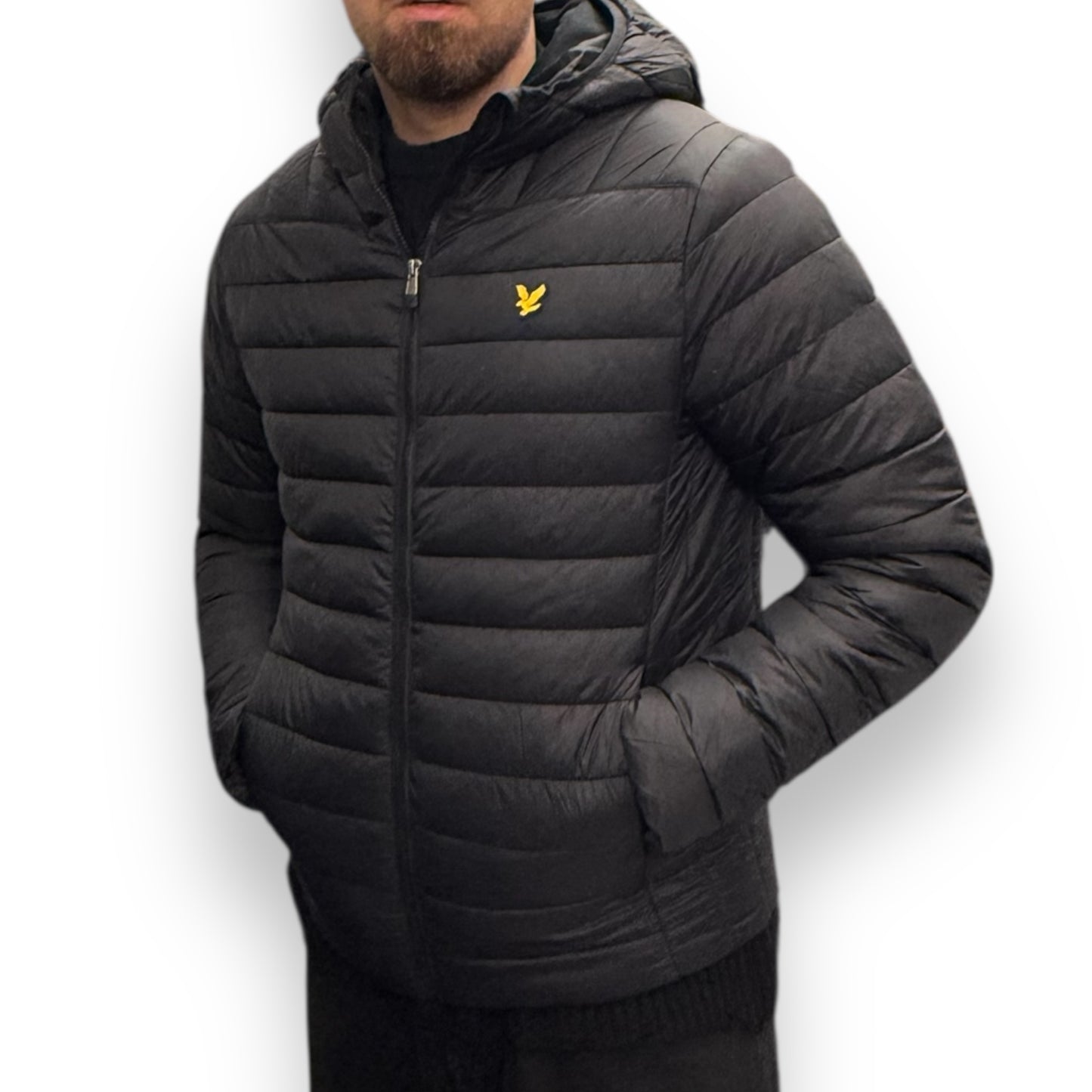 Giubbotto  LYLE&SCOTT, mod.Quilted Jacket, Col.Jet Black