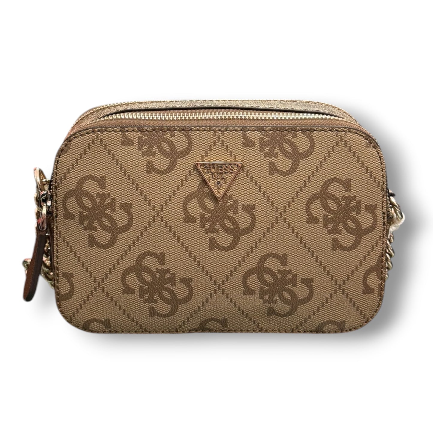 GUESS- Borsa Donna, Group:NOELLE II, Col.LATTE LOGO/BROWN