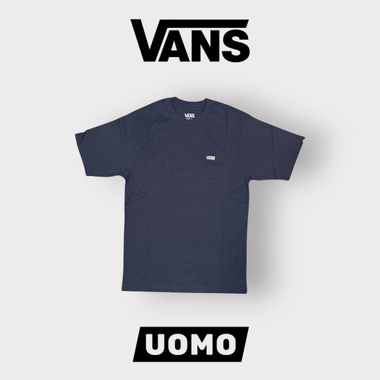 VANS- T-shirt Uomo, con logo ricamato lato cuore, LooseFit, col.Blu