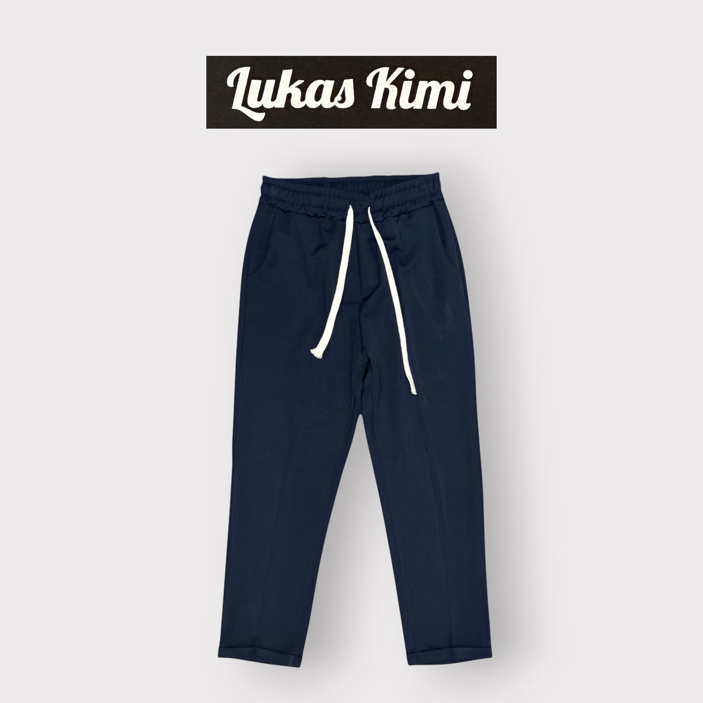 LUKAS KIMI - Pantalone Uomo, mod.Slim, Col.Blu