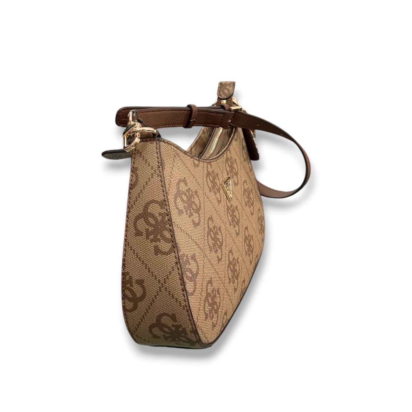 GUESS- Borsa Donna, Group:NOELLE II, Col.LATTE LOGO/BROWN