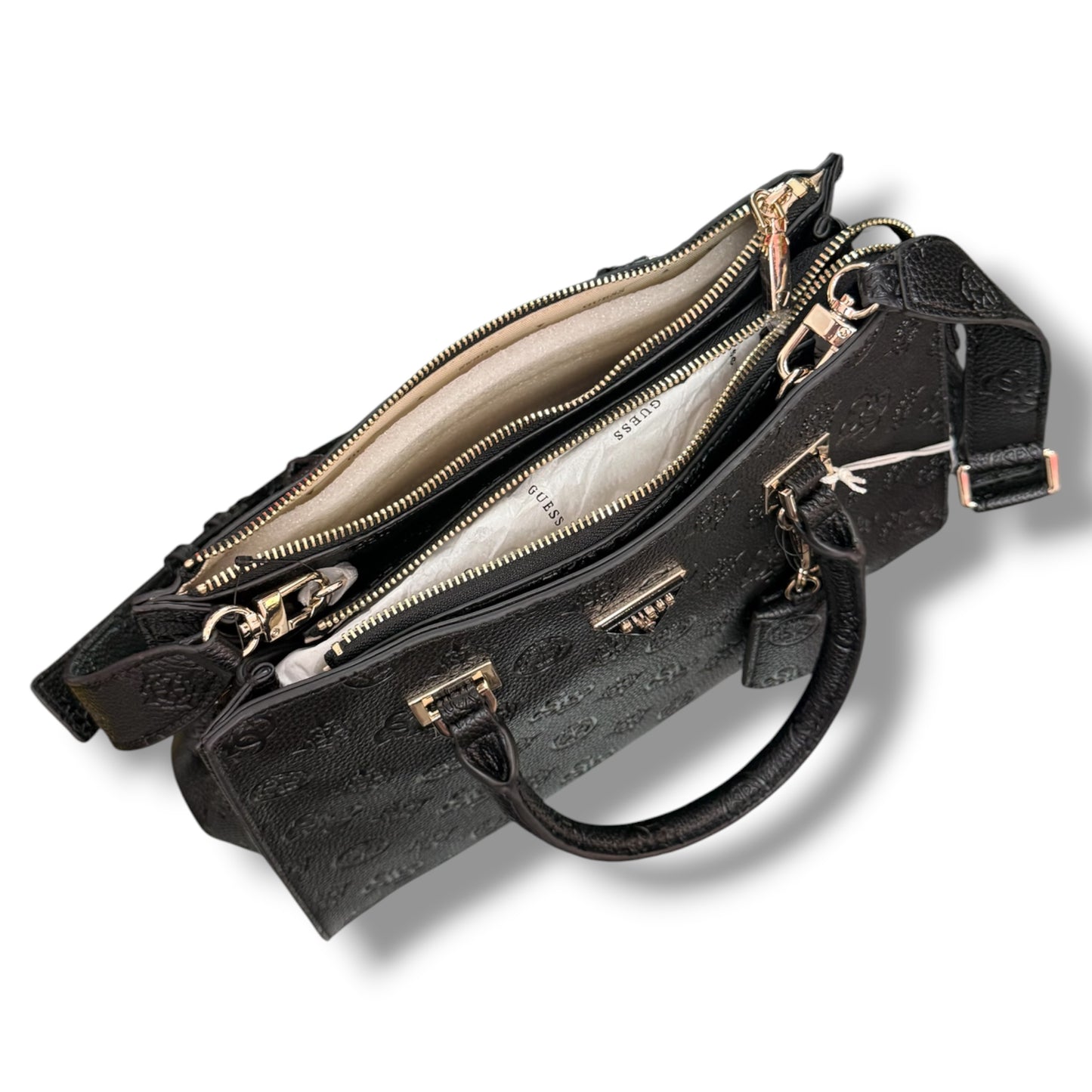 GUESS- Borsa Donna, Group:CRESIDIA II, Col.Black logo