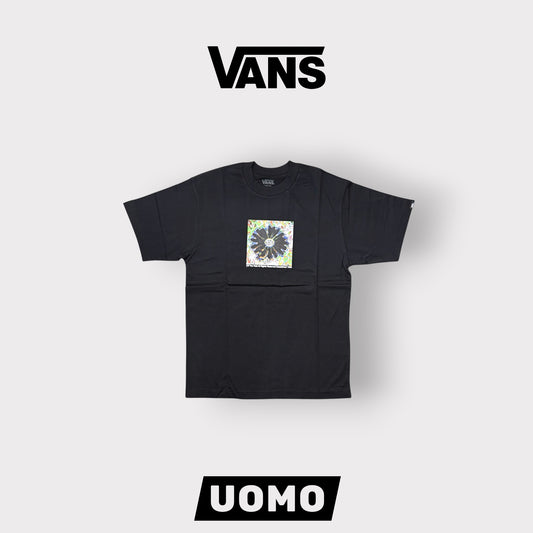 VANS- T-Shirt Uomo, Loose Fit con stampa frontale, Col.Nero