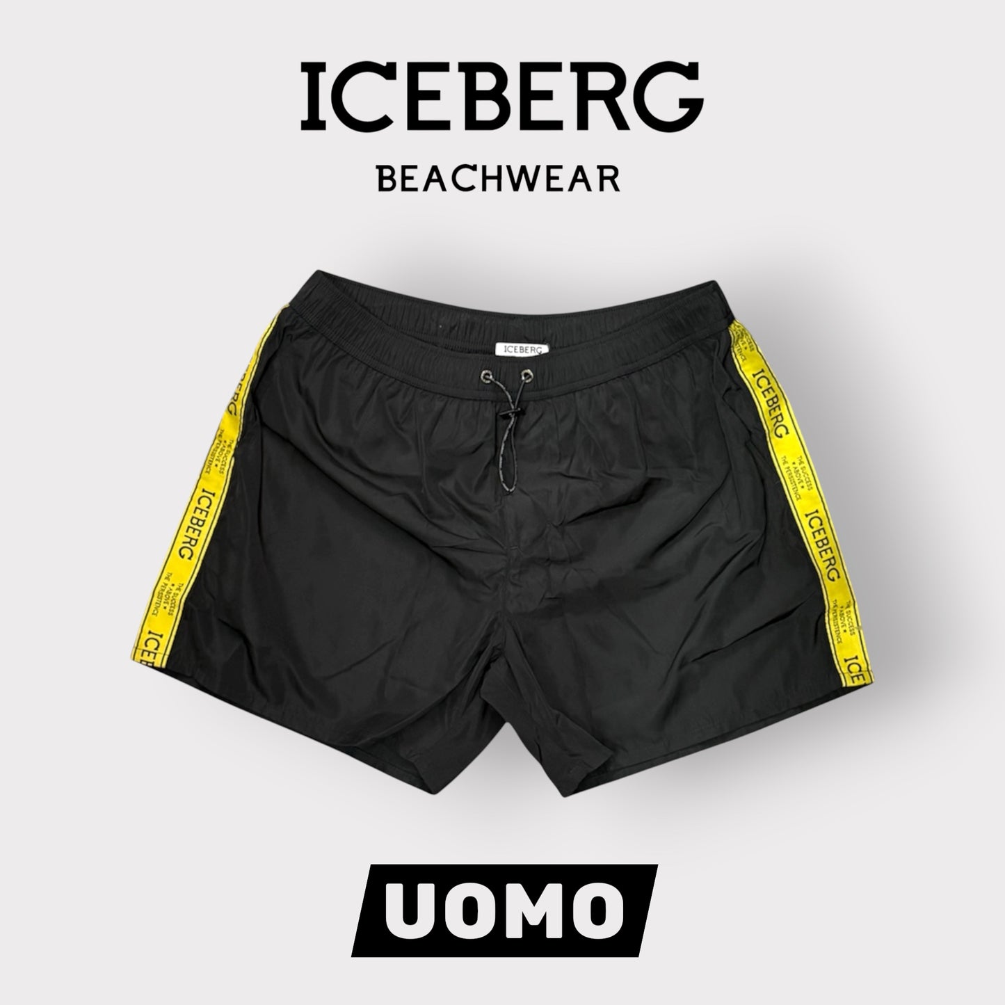 ICEBERG BEACHWEAR- Costume Uomo, col.Nero