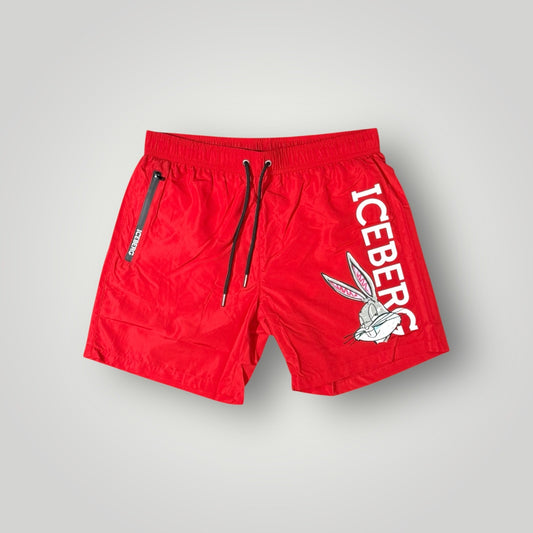 Costume Uomo ICEBERG BEACHWEAR, Col.Rosso MOD.(ICEGMBM14)-(veste piccolo)