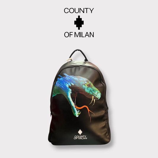COUNTY OF MILAN - Zaino Uomo in pelle, Col.Nero