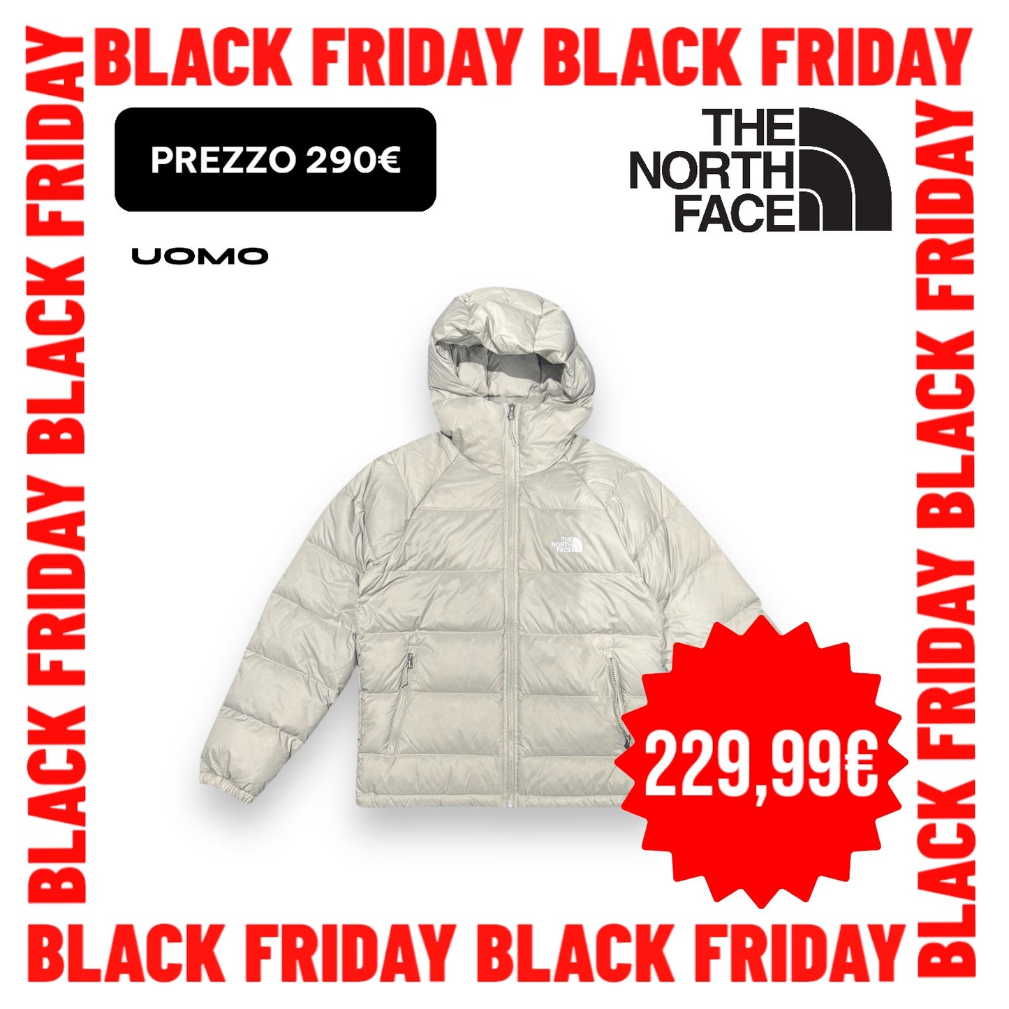 Giubbotto THE NORTH FACE Uomo HYDRENALITE, Cappuccio , Col.Beige