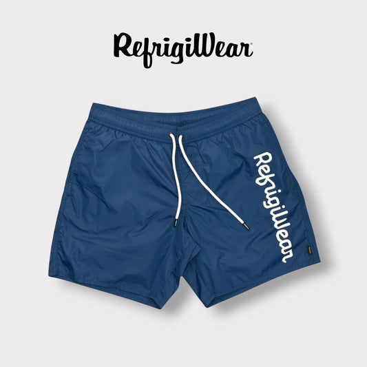 REFRIGIWEAR - Costume Uomo con logo laterale, Modern, Col.Blu