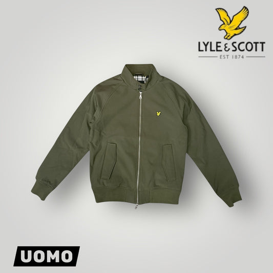 Giubbotto  LYLE&SCOTT, con interno in flanella, mod.Softshell Harrington Jacket, Col.Olive