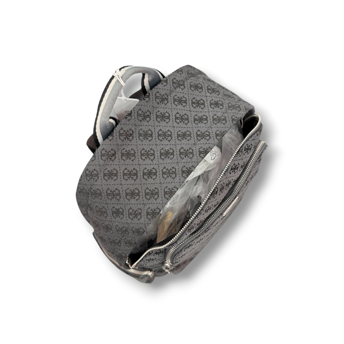GUESS- Zaino Uomo, logato, Col.Grigio Scuro