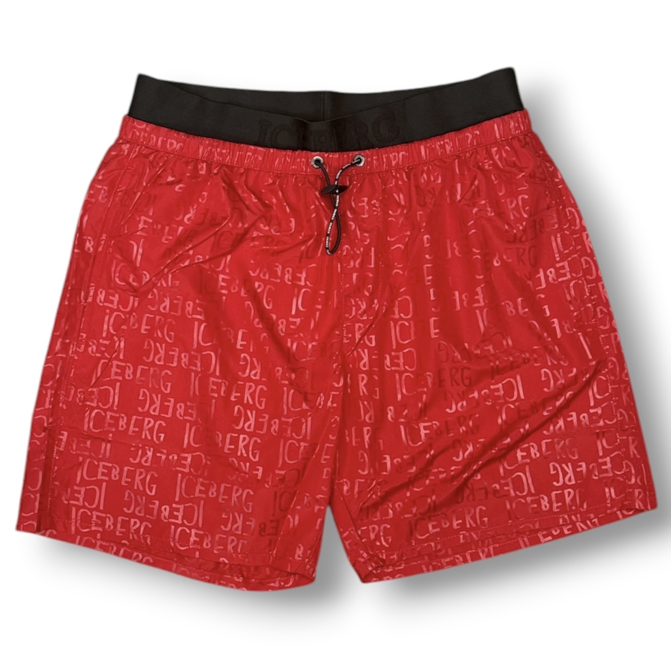 ICEBERG BEACHWEAR- Costume Uomo, con stampa, col.Rosso