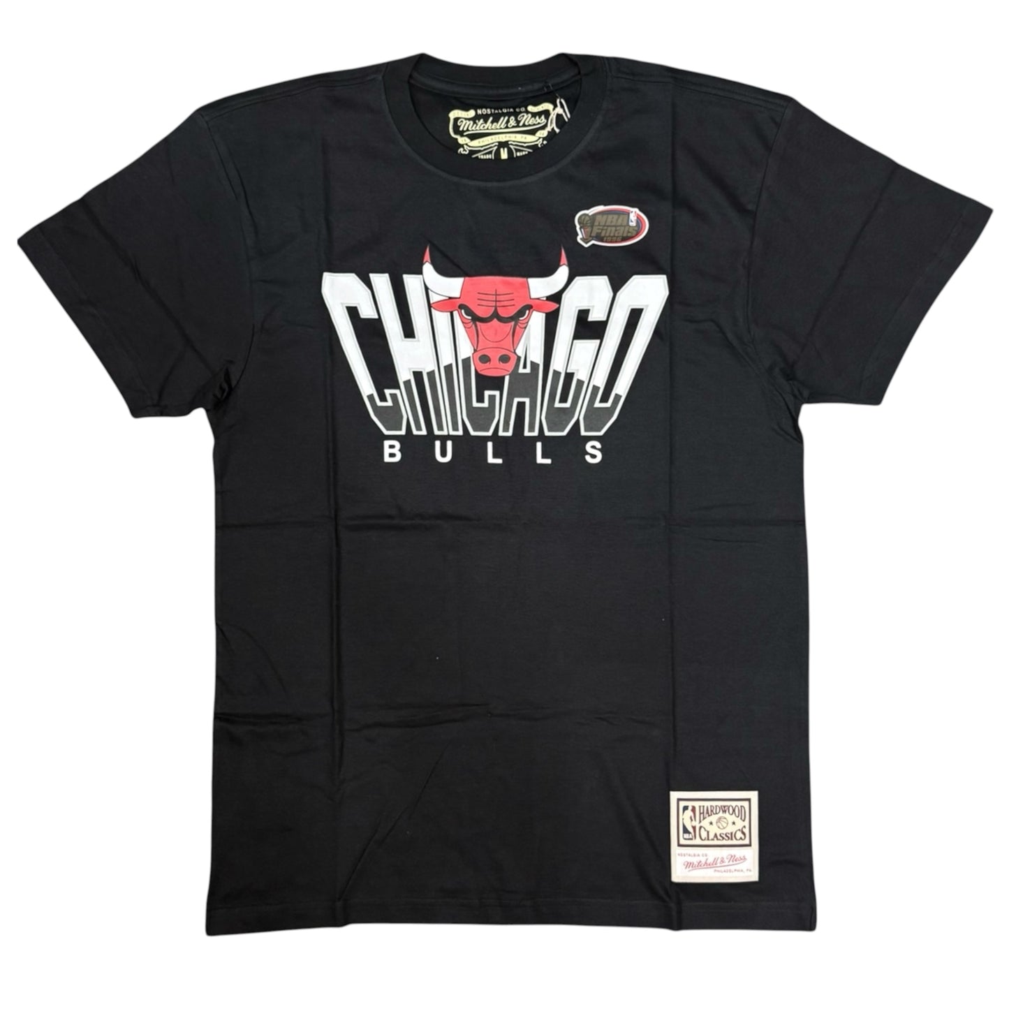 MITHCHELL&NESS- T-shirt Chicago Bulls, col.Nero