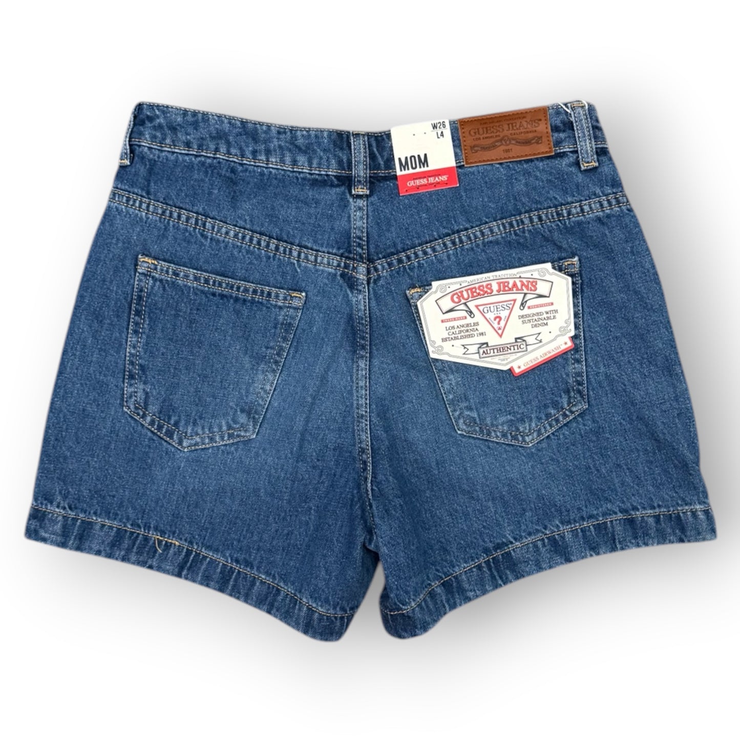 GUESS JEANS- Shorts in denim, mod.Mom