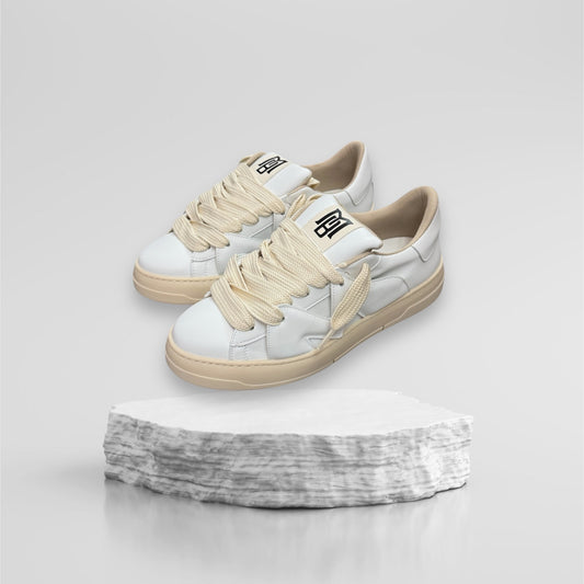 Scarpe BRIAN MILLS Uomo Bianco con suola Beige (1000)