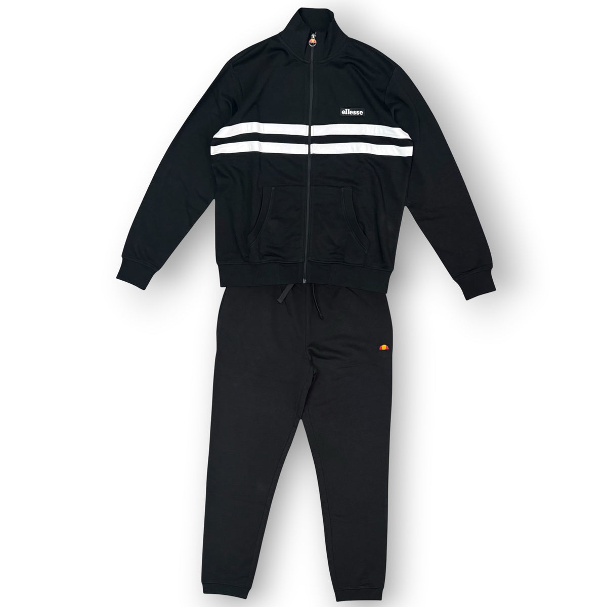 ELLESSE - Tuta Uomo, con colletto, Col.Nero