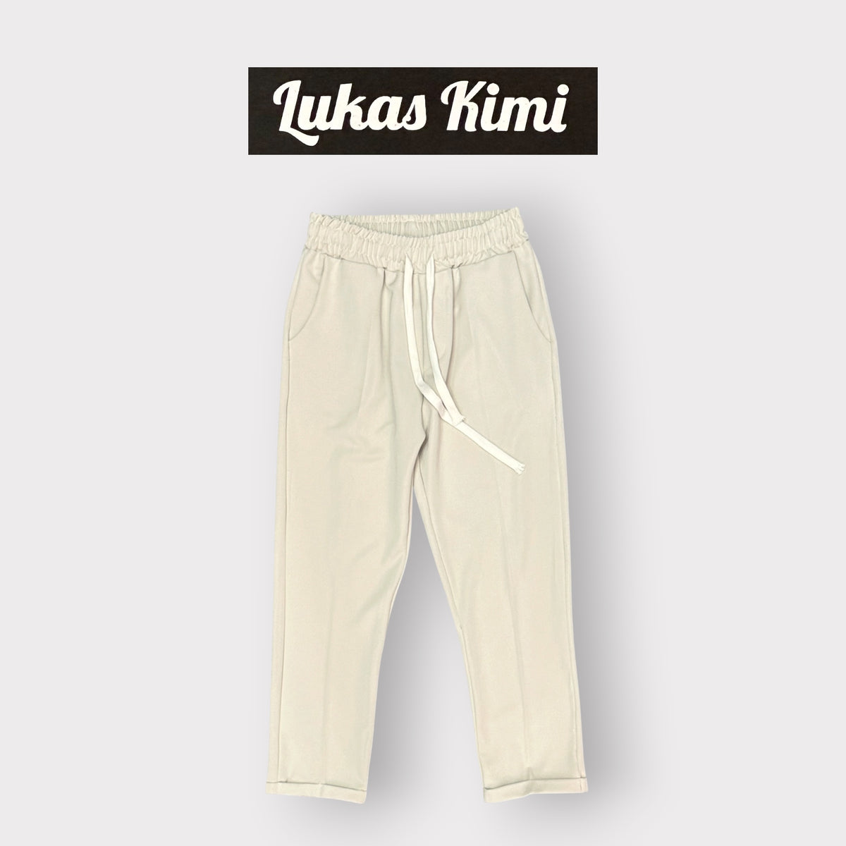 LUKAS KIMI - Pantalone Uomo, mod.Slim, Col.Beige