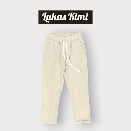 LUKAS KIMI - Pantalone Uomo, mod.Slim, Col.Beige
