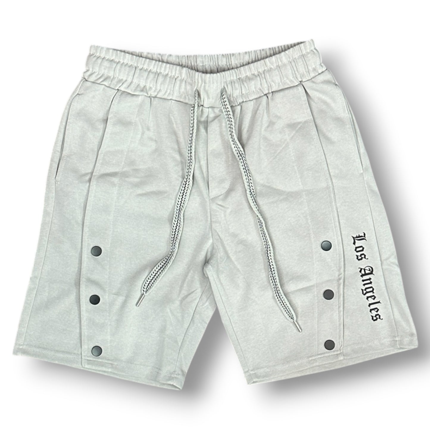 JUST REBEL - Completino estivo Uomo con stampa schienale, Col.Ice Grey