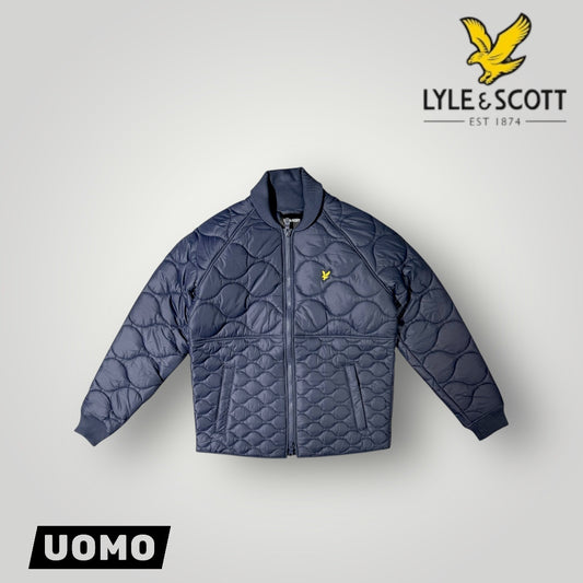 Giubbotto  LYLE&SCOTT mod.trama ad onde, Col.Blu