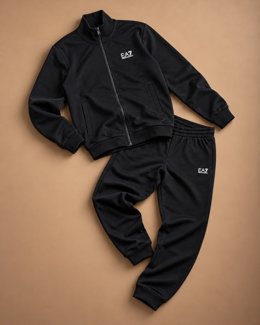 EA7 - Tuta completa Uomo, tex.cotone, Col.Nero