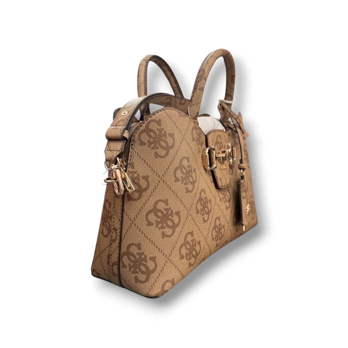 GUESS- Borsa Donna, Group:JANIE LOGO, Col.LATTE LOGO