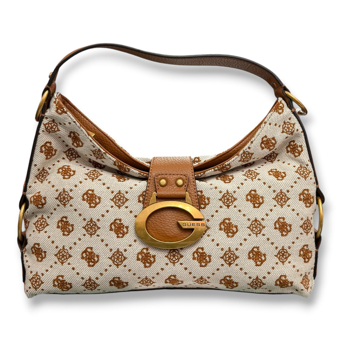 GUESS- Borsa Donna, Group:CAMDEN, Col.COGNAC LOGO