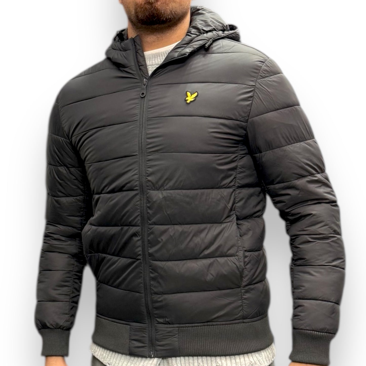 Piumino LYLE SCOTT con cappuccio, Col.Grigio