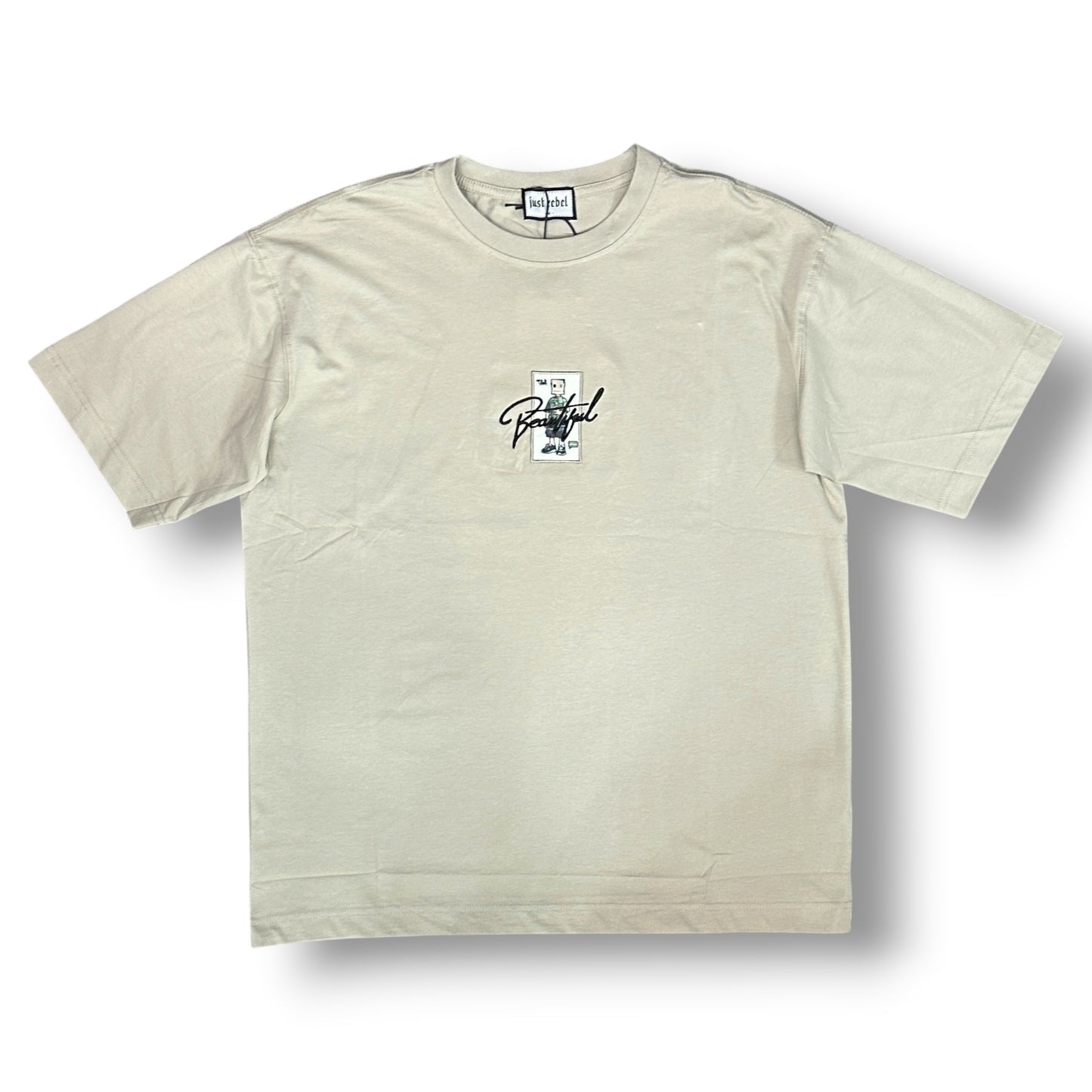 X-FEEL - Completino estivo Uomo con stampa schienale, Col.Beige