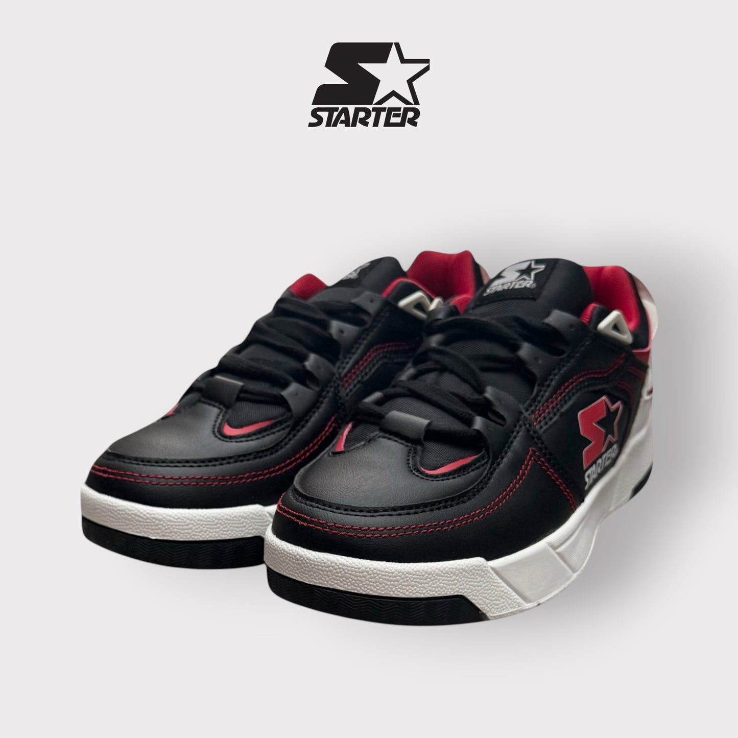 STARTER- Scarpe, STBC-44, Col.BLACK/RED/WHITE