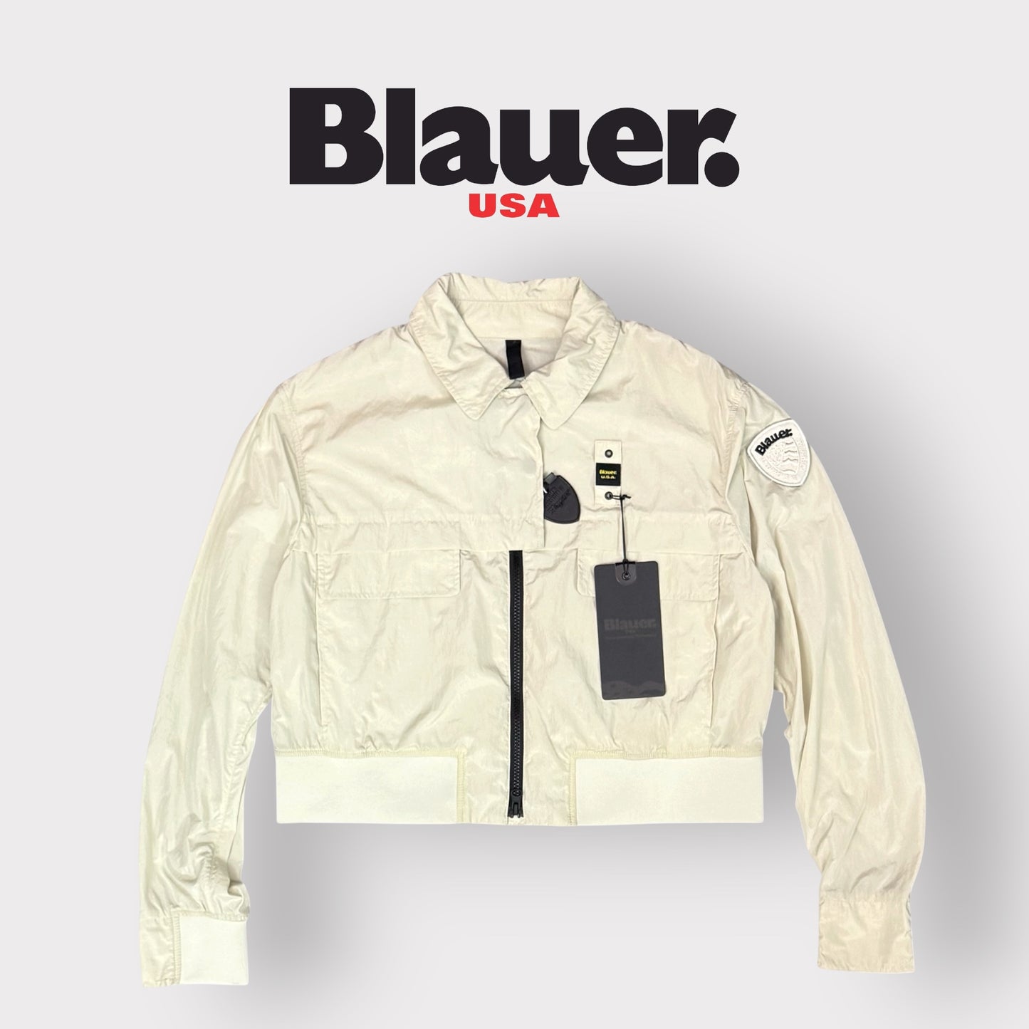 Blauer Donna, giubbotto, mod.Crop, Col.Beige