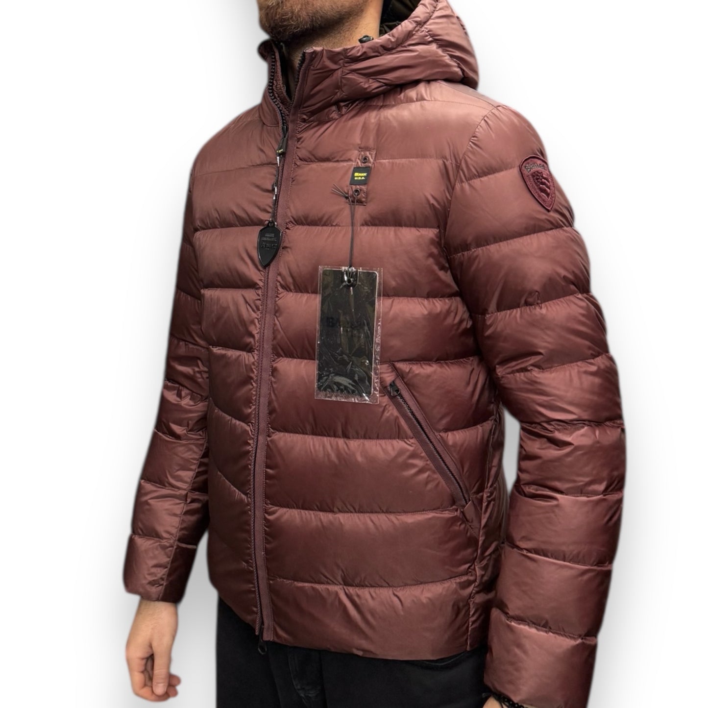 Giubbotto BLAUER, Col.Bordeaux (imbott. Piuma - 2025)