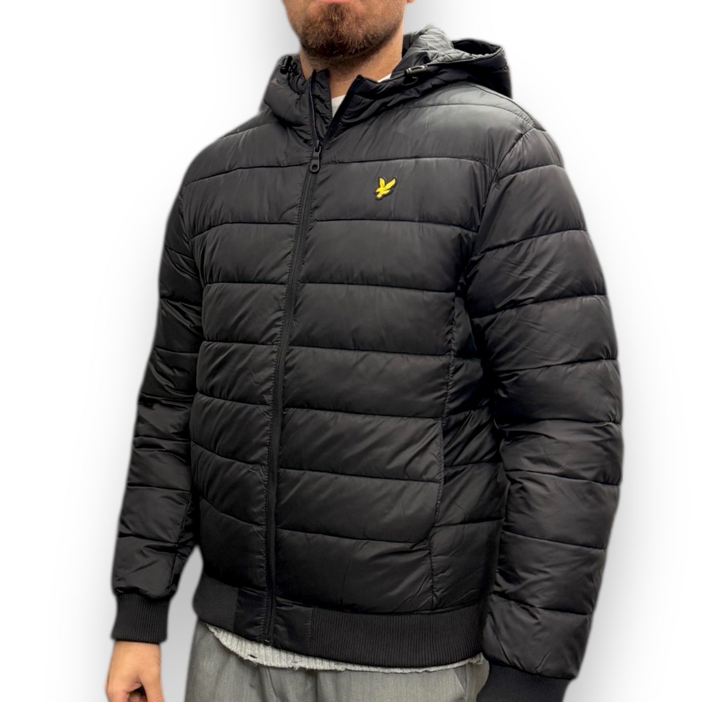 Piumino LYLE SCOTT con cappuccio, Col.Nero