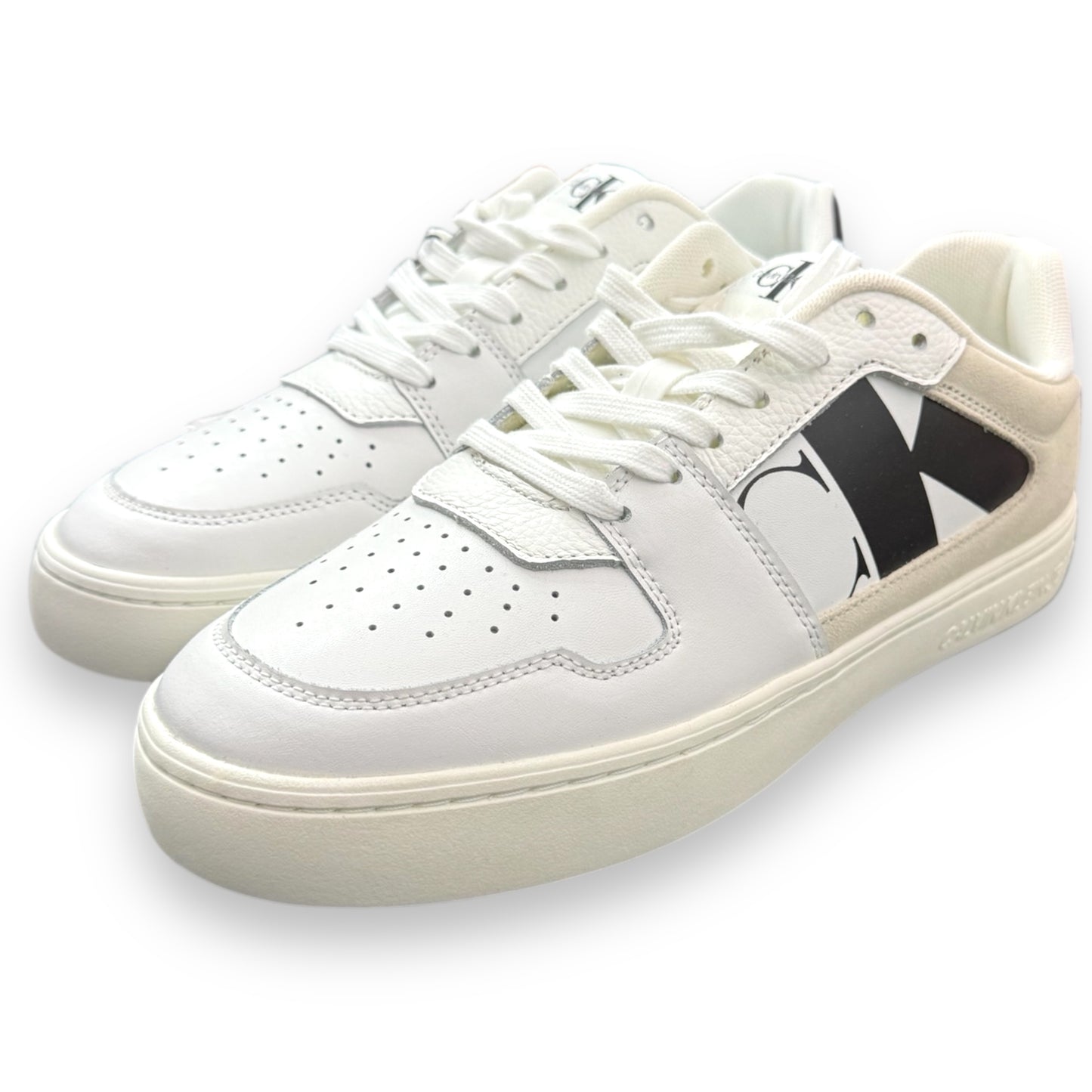 Scarpe CALVIN KLEIN Uomo, col.Bianco/Nero/Beige