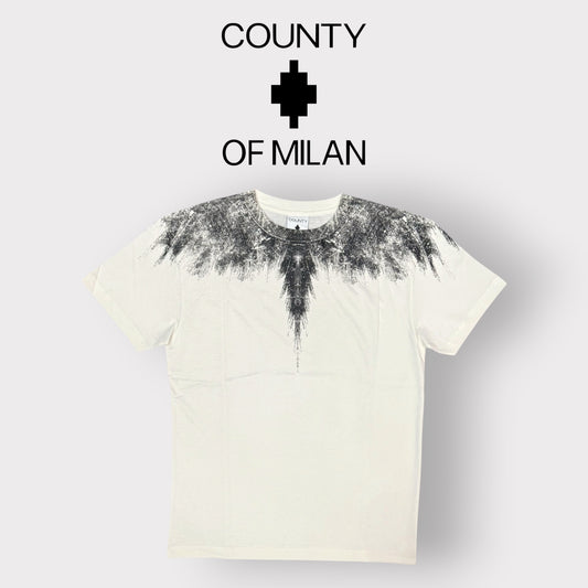 COUNTY OF MILAN- T-Shirt Uomo, (veste comoda), Col.Panna