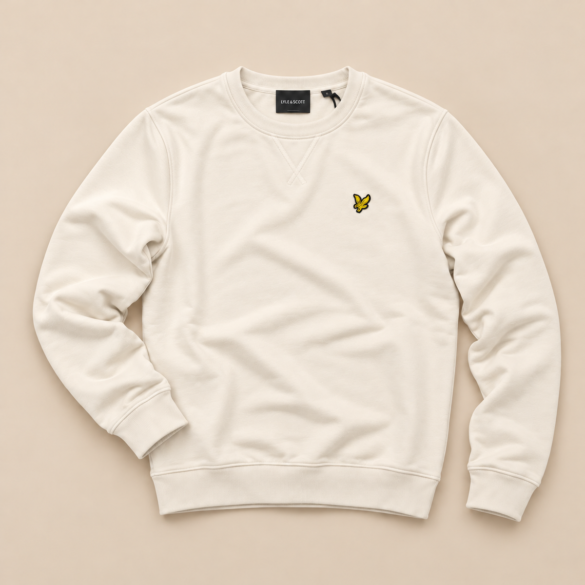LYLE & SCOTT- Felpa estiva Uomo girocollo, tex.cotone garzato, Col.Cove
