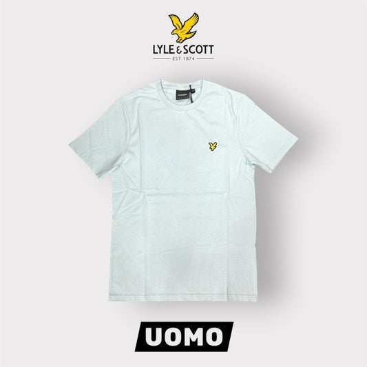 LYLE & SCOTT- T-Shirt Uomo Regular Fit, Col.Opal Blue