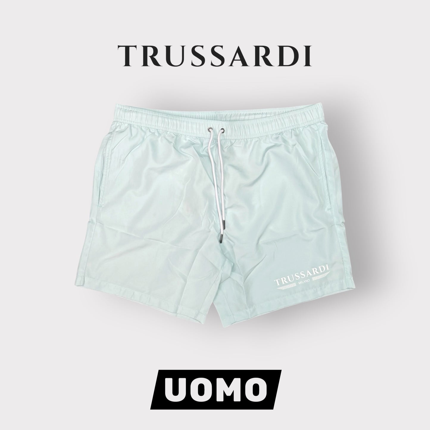 TRUSSARDI- Costume Uomo, mod.Basic, col.Azzurro